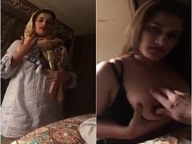 Pak Bhabha's exclusive photo shoot featuring her bare breasts for her husband