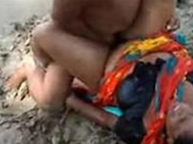 Auntie gets outdoor sex with her brother-in-law