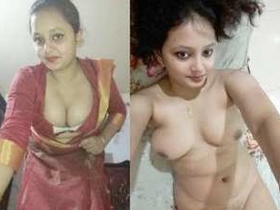 Experience the beauty of a Desi boudi with a stunning body