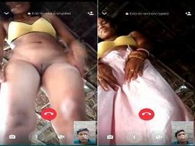 Indian wife records herself masturbating for her partner