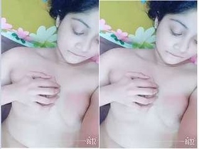 Indian girl flaunts her body to her lover