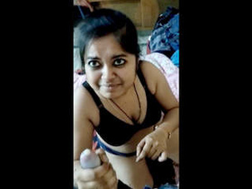 Stunning woman gives oral and self-pleasures in clear Hindi