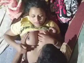 Desi couple fucks passionately with big boobs bouncing