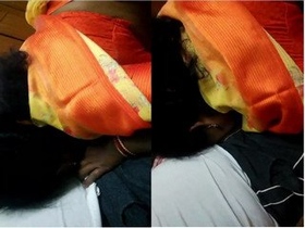 Indian wife gets down on her knees for a blowjob