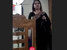 Seductive bhabi teases while undressing