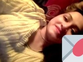 Indian woman displays large breasts and genitals during video call