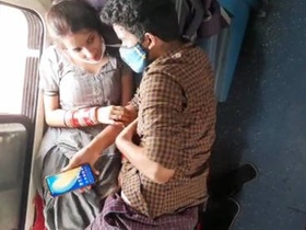 Train ride romance with Desi village lover
