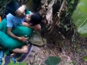 Full length outdoor fucking in jungle baton clip