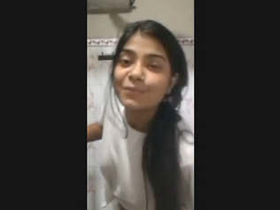 Cute Indian girl Falak in a hot video clip