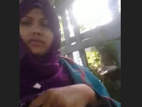 Indian-origin woman in hijab and partner engage in romantic outdoor activities