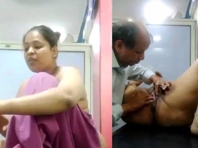 A Desi aunty seduces and gets fucked by a horny doctor in a village