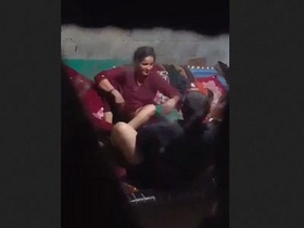 Secretly recorded footage of a man having sex with his neighbor's wife