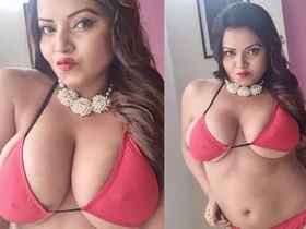 Indian model Shilpi's outdoor photoshoot in a bikini