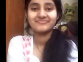 Teen Indian girl pleasures herself in solo video