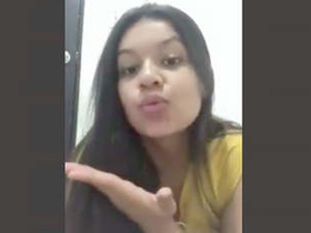 Indian woman displays her buttocks