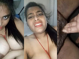 Fresh video of an aroused Indian girl pleasuring herself on camera