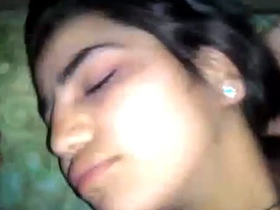 Beautiful teen gives a blowjob and gets fucked