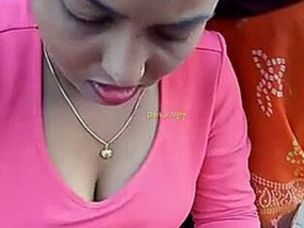 Indian wife's cleavage recorded covertly at grocery store