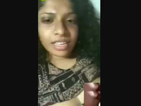 An Indian babe flaunts her boobs and pussy on VK