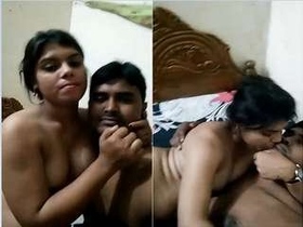 Lusty couple indulges in steamy romance and sex