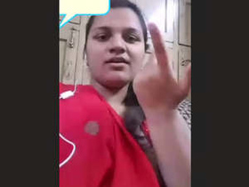 Fresh updates of a seductive woman revealing her breasts and intimate areas over a video chat