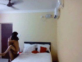 Amateur couple's hotel sex video leaked online