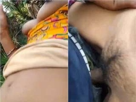 Outdoor sex with a lover who enjoys rough play