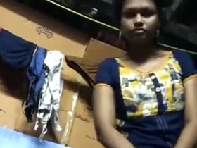 Indian wife dons different outfits in solo video