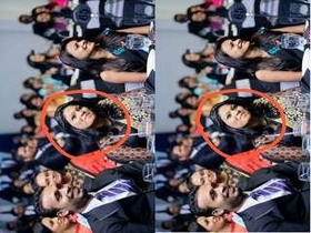 Naughty Indian babe gets a blowjob and fucked in the office