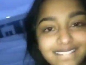 A hot Indian babe gets pounded in a moving car