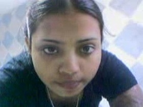 Young Indian woman's bathroom activities recorded