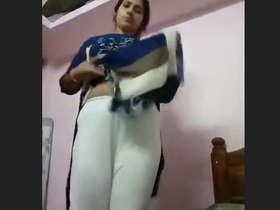 Telugu wife reveals her nude form in video