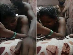 Bhabhi in pain takes standing pounding