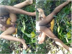 Desi couple's steamy jungle romance and sex