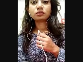 Sexy Black girl flaunts her large buttocks on film