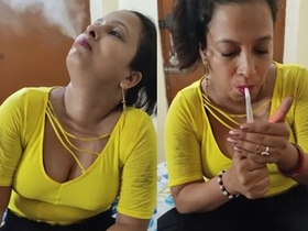 Randi Bhabi's passionate oral sex with vocal pleasure