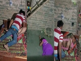 Hidden camera captures rural Indian couple having sex