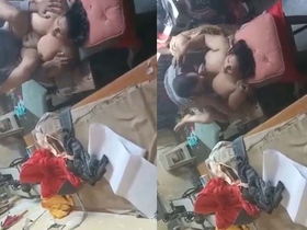 Fatty auntie has sex with factory worker in secret