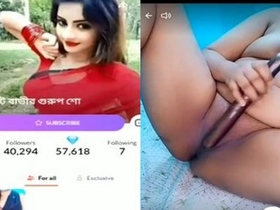 Bhabhi's big veggie on full display in nude pussy video