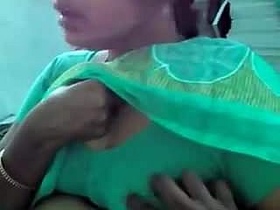 Tamil aunt rides her man with hammer