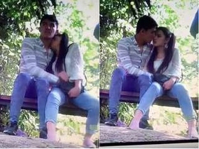 Nepali couple's outdoor romance captured by CC TV