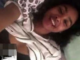 A girl from Bangladesh pleasuring herself during a video chat