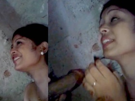 Stunning bhabi's initial oral experience