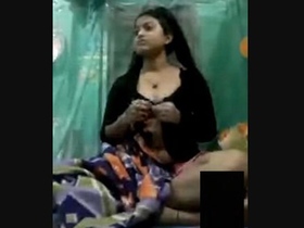 Tripura's most attractive woman displays her ample bosom for the camera