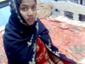 A tantalizing Telugu spouse with a snug opening in a rural setting