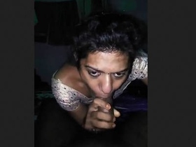 A friend's wife engages in oral sex while her husband is away