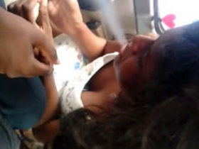 A seductive Indian woman enjoys giving oral pleasure to a well-endowed partner