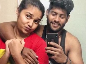 Steamy hotel room video of Indian couple getting intimate