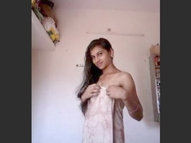 Watch a hot couple get naughty on New Year's Eve in this steamy video