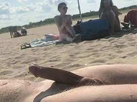 Spread out on a beach of fruits and orgasm, but not from me